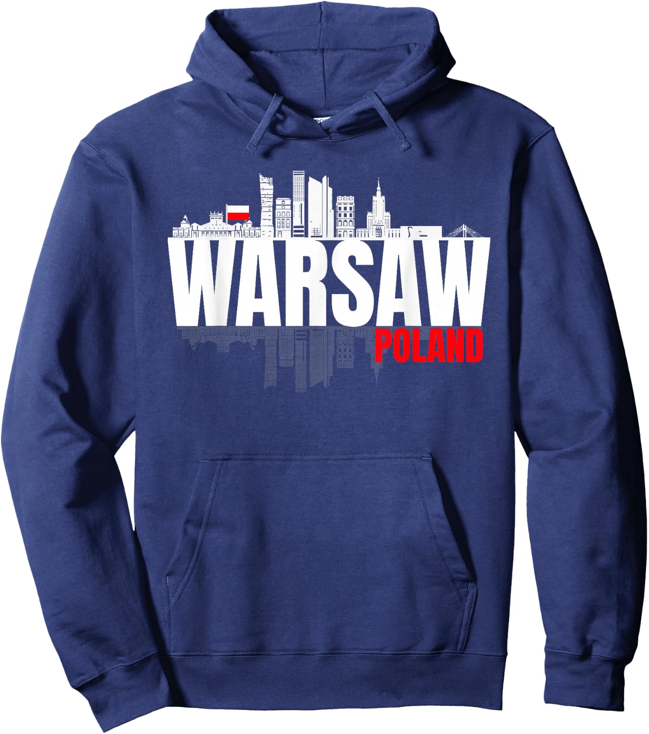Warsaw Warszawa Poland Polska Polish Roots Polonia Gifts Hoodie - Hoodie | Navy