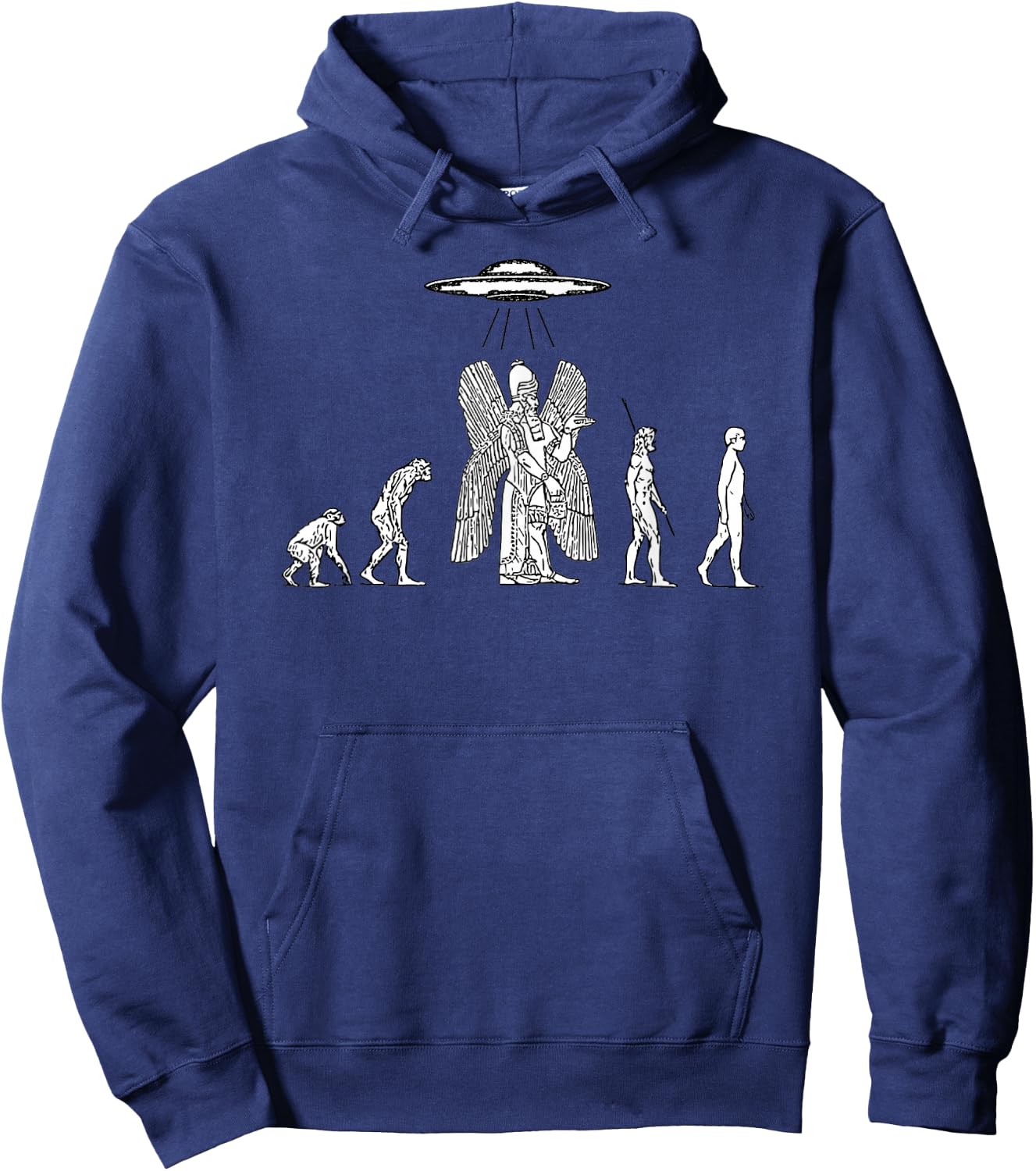 Anunnaki Anunnaki Theory of Evolution Hoodie - Hoodie | Navy