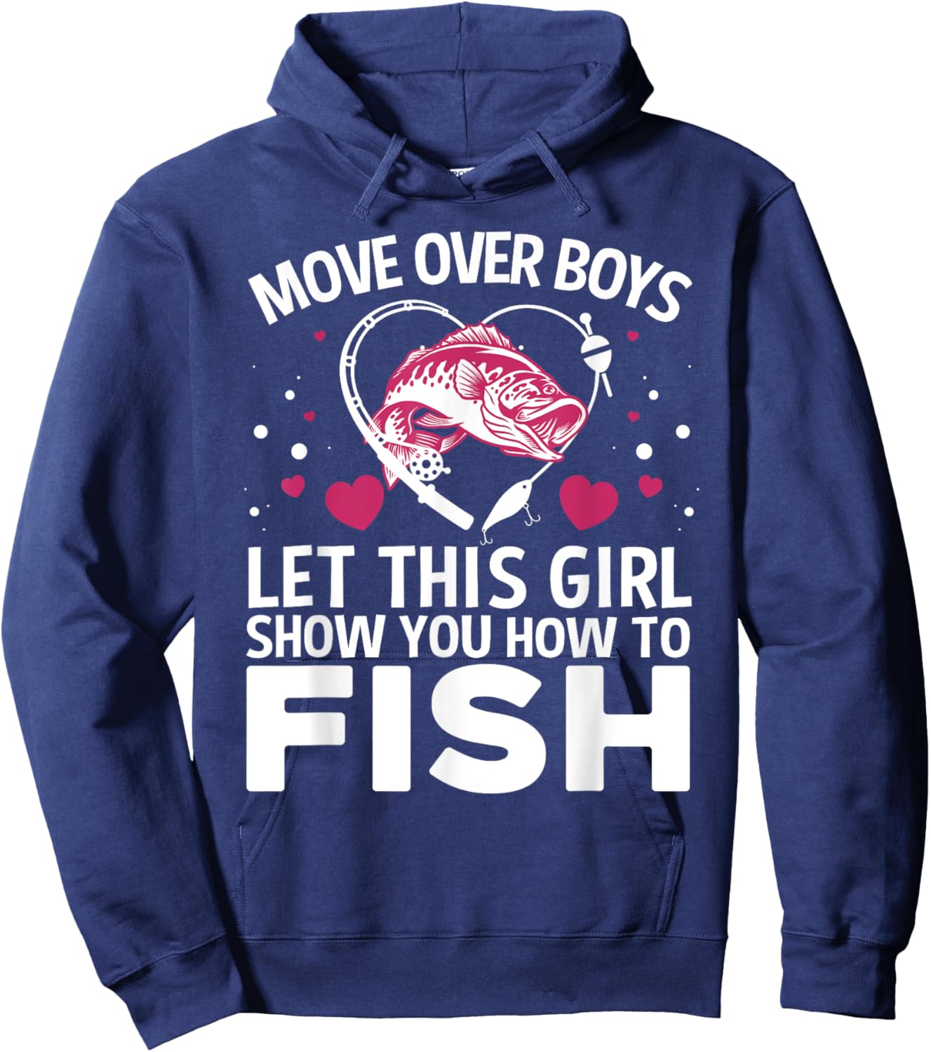Unique Fishing Gift Fisherman Accessories & Stuff Women's Fishing Lover Hoodie - Hoodie | Navy