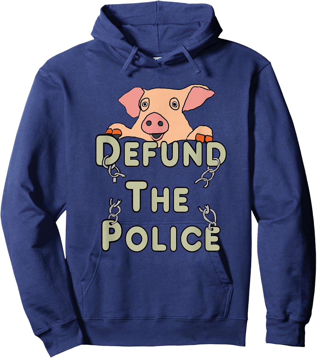 Defund The Police Hoodie - Hoodie | Navy