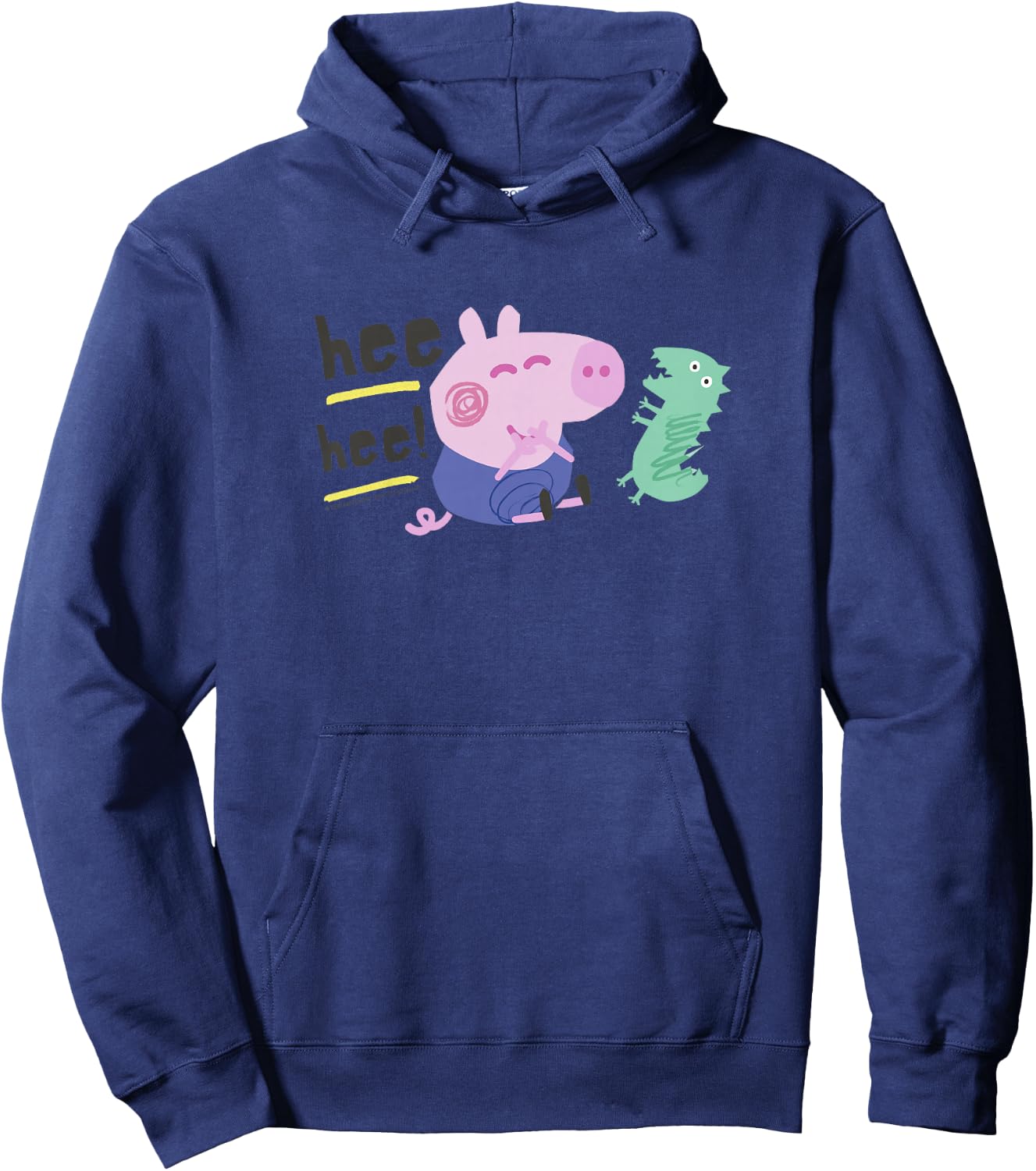 Peppa Pig HEE HEE! George Playing with Mr. Dinosaur Hoodie - Hoodie | Navy