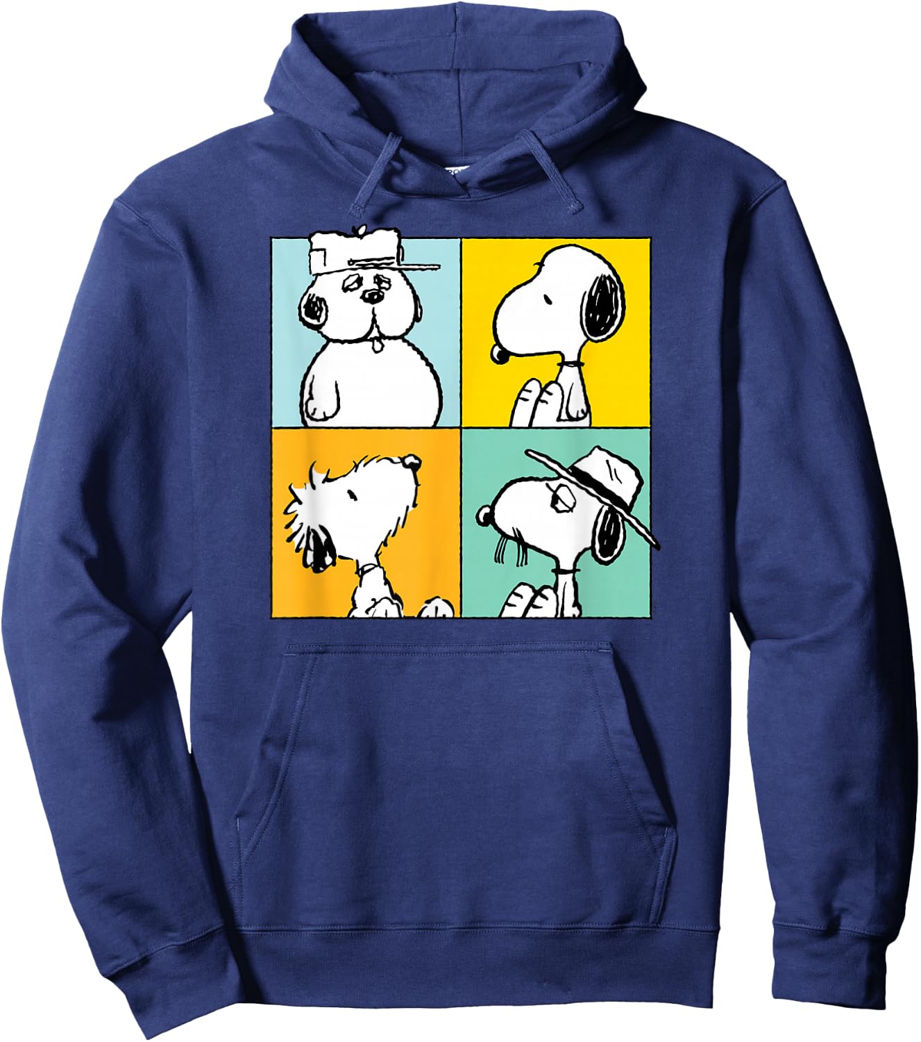 Peanuts Snoopy Siblings Hoodie - Hoodie | Navy