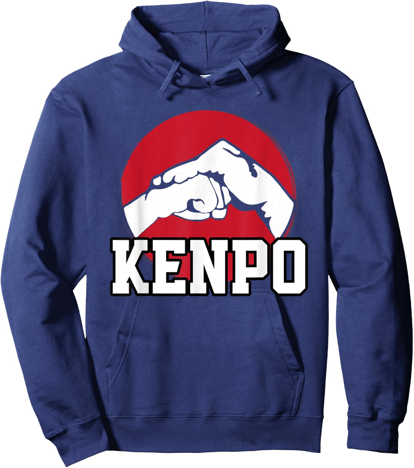 Great Kenpo Karate Fist Design Japanese Martial Art Hoodie - Hoodie | Navy