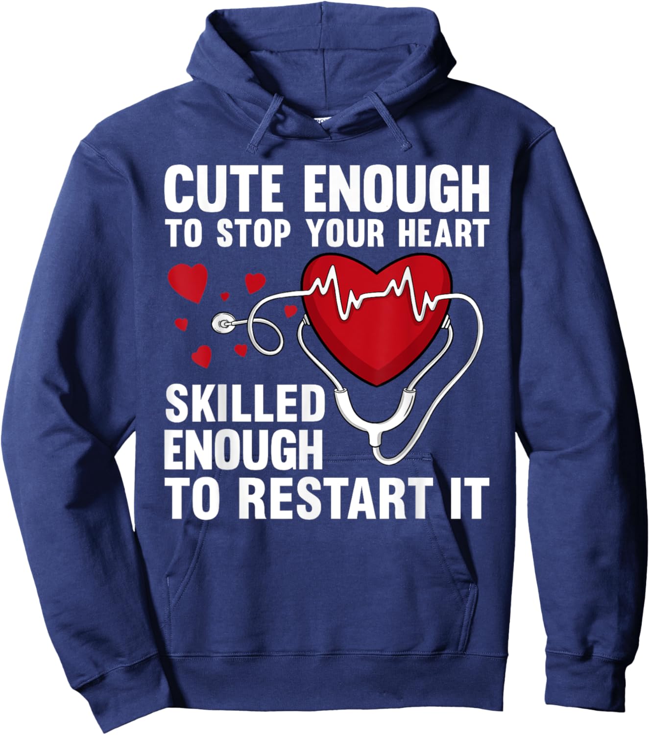 Cool Nurse Women Medical Assistant Nursing Aide CNA Hoodie - Hoodie | Navy