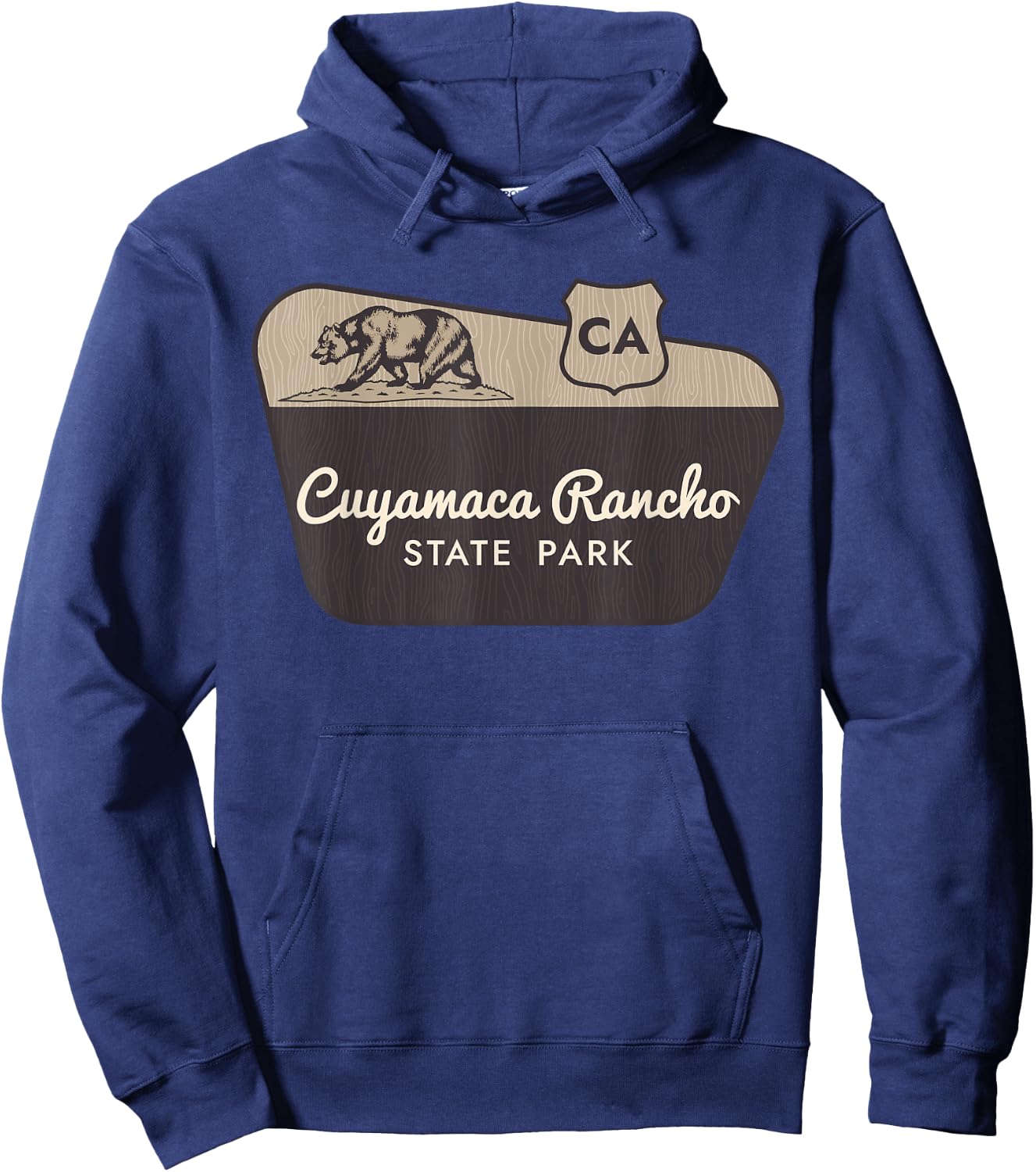 Cuyamaca Rancho State Park California Welcome Sign Vacation Hoodie - Hoodie | Navy