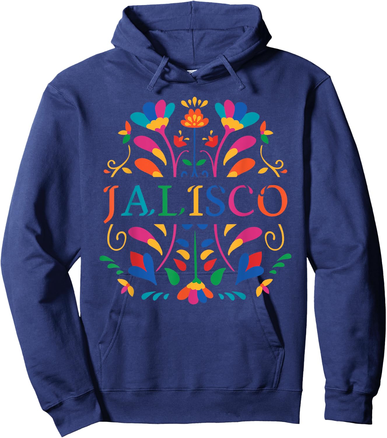 Jalisco Shirt, Estado de Jalisco, Jalisco Otomi Mexico Hoodie - Hoodie | Navy