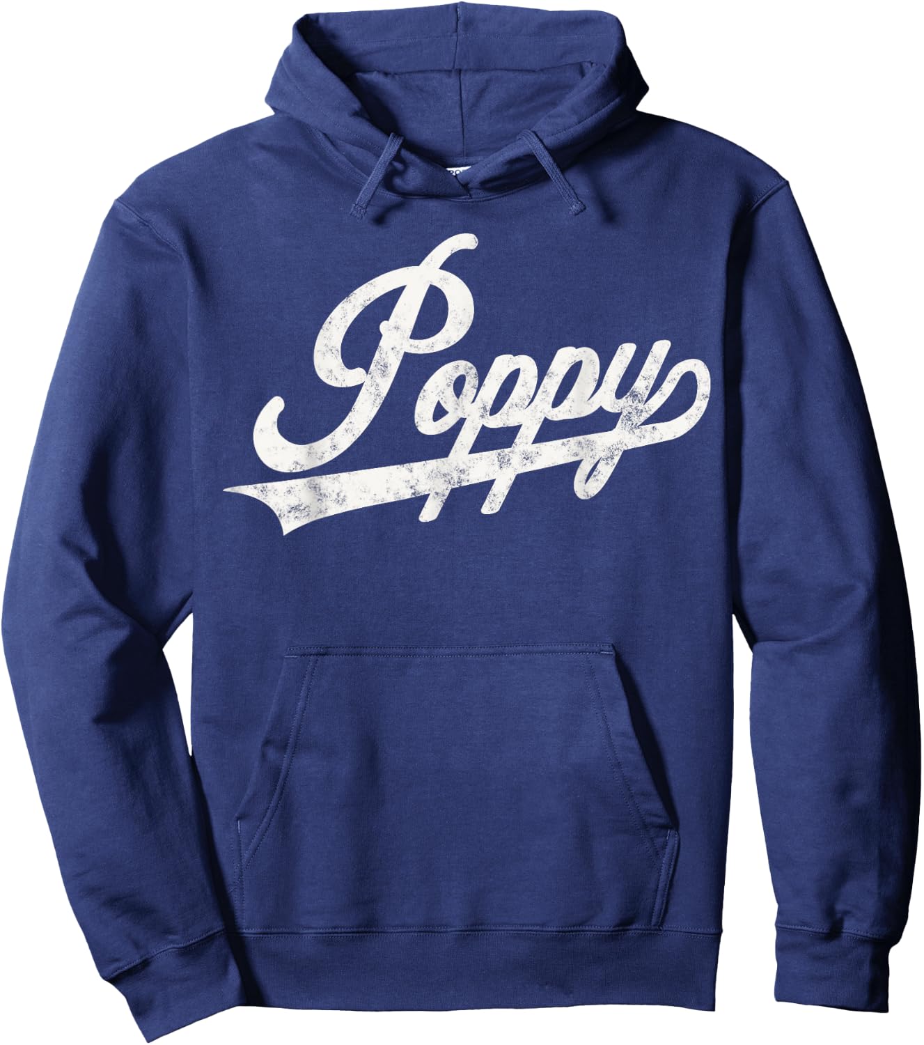 Poppy Retro Style Father’s day Gift Papa Grandpa Hoodie - Hoodie | Navy