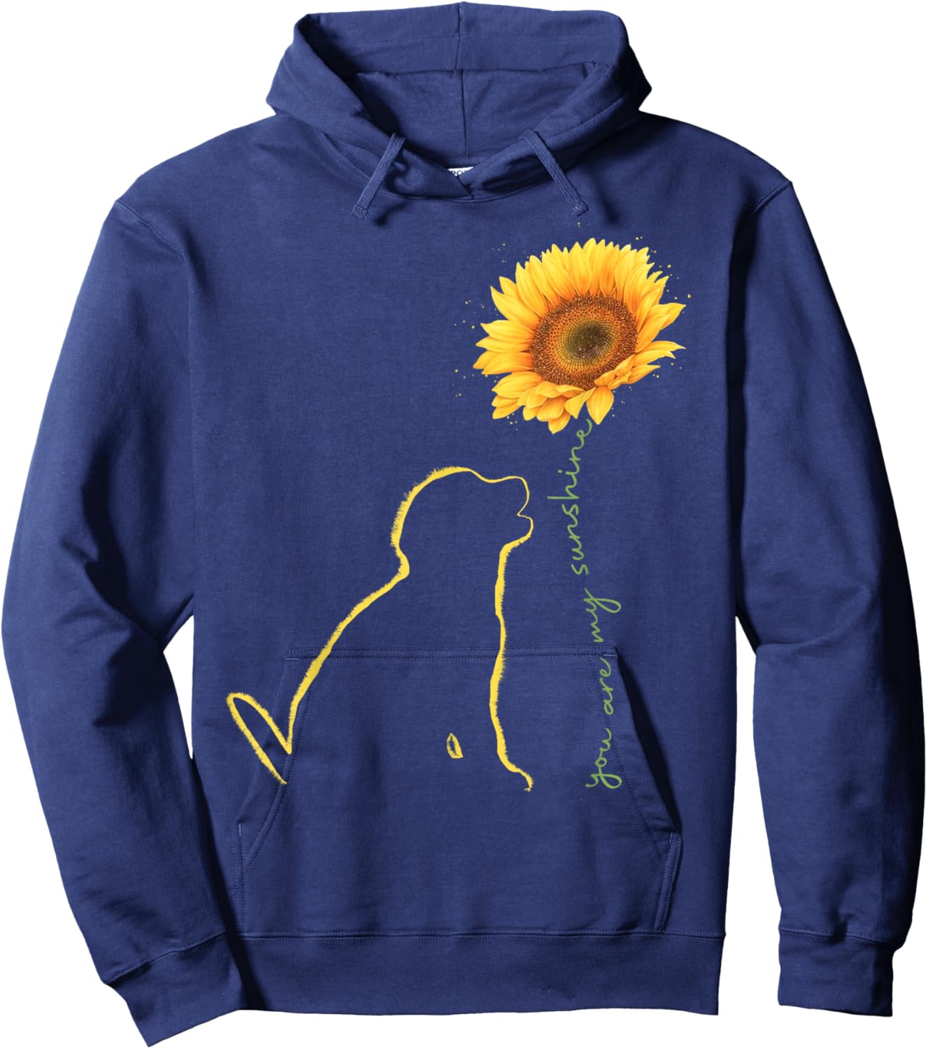 Labrador Retriever Dog You Are My Sunshine Paws Dogs Hoodie - Hoodie | Navy