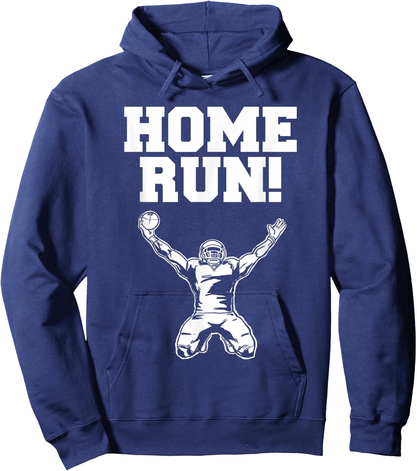 Football home run funny Sarcastic football home run Hoodie - Hoodie | Navy