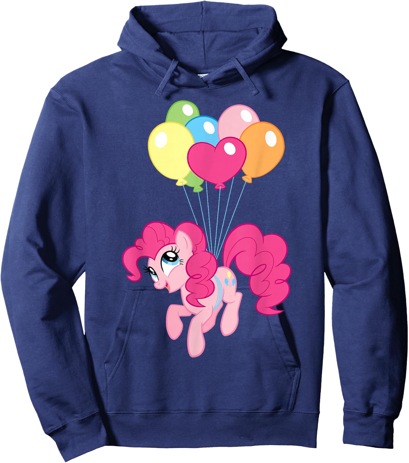 My Little Pony Pinkie Pie Flying Balloons Hoodie - Hoodie | Navy