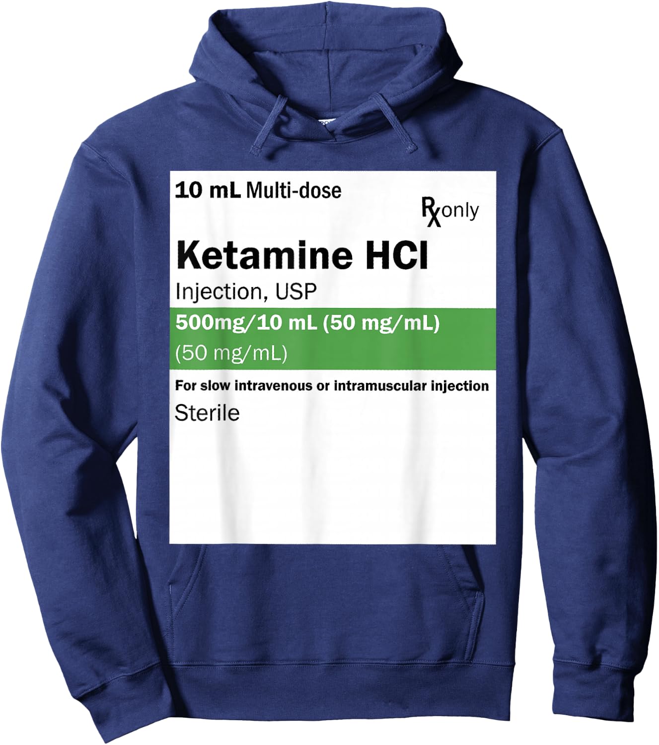 Pharmaceutical Drugs Propofol Pharmacy Tech ER ED Rn Fall Hoodie - Hoodie | Navy