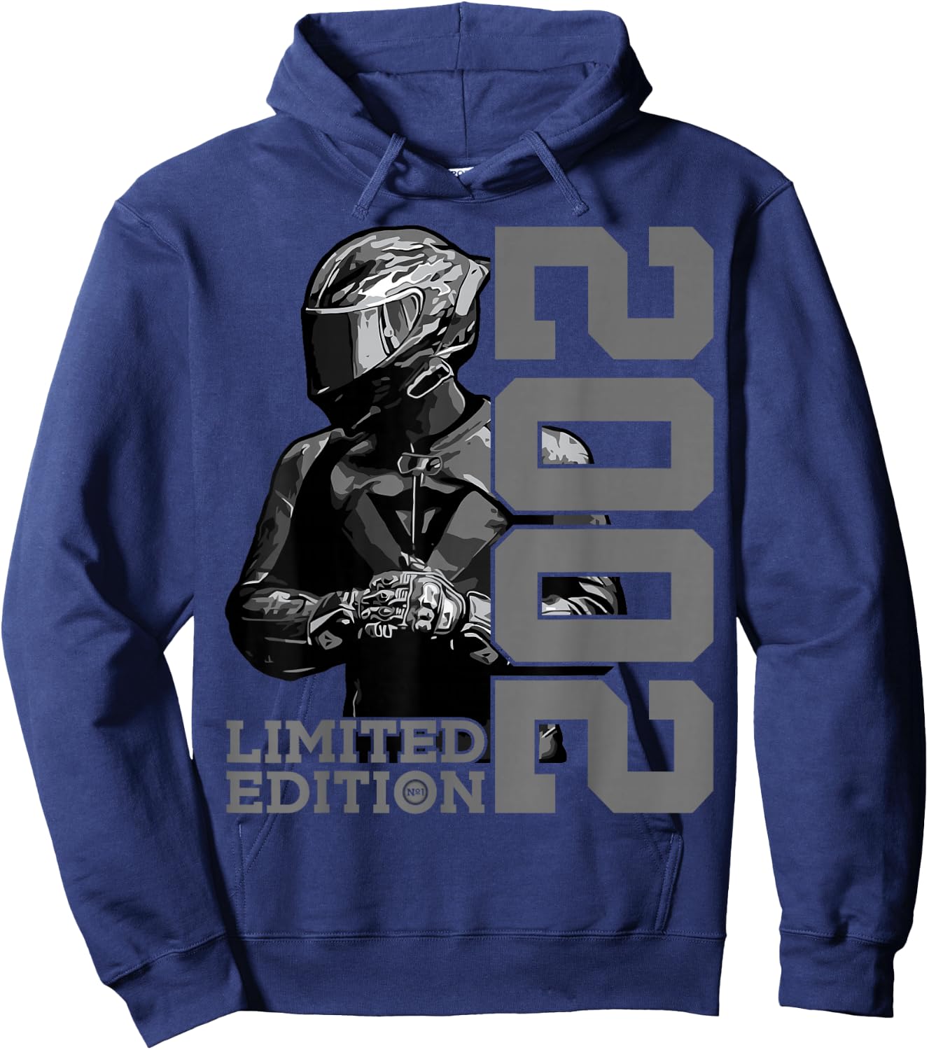 Limited Edition 2002 BIKER MOTORCYCLE 23rd BIRTHDAY Hoodie - Hoodie | Navy