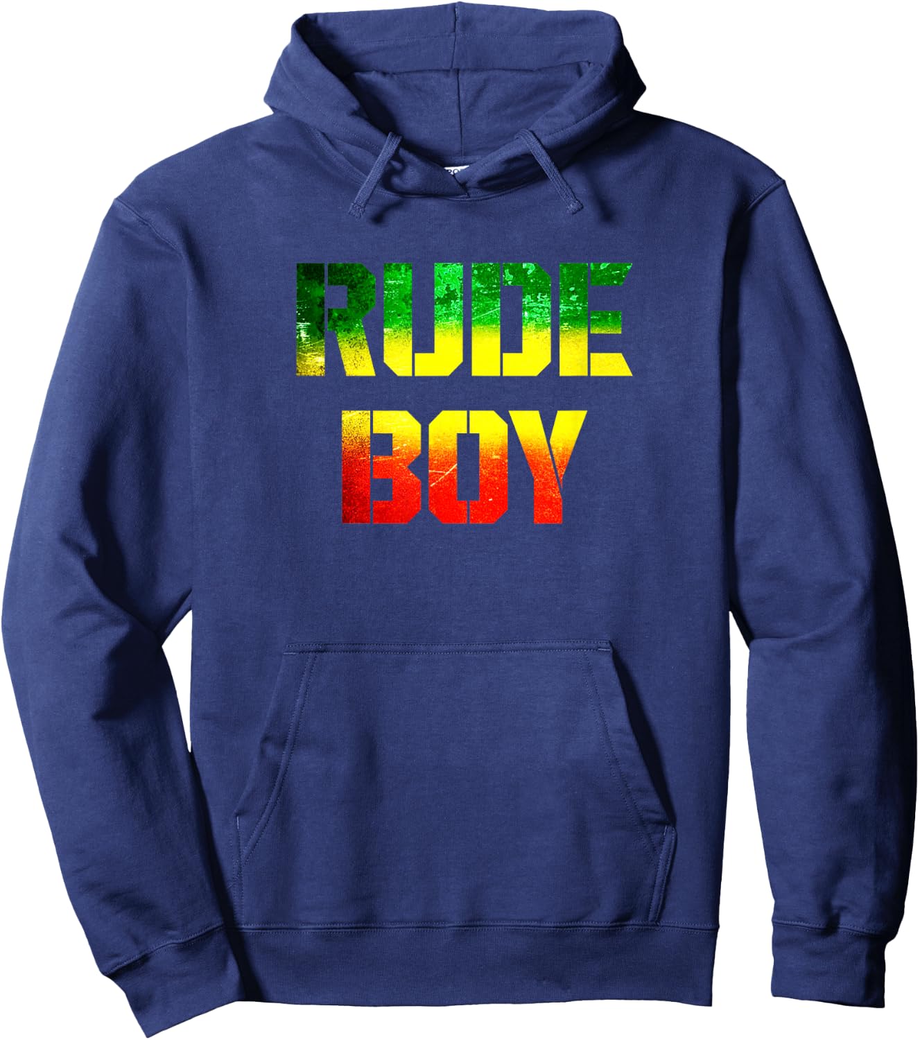 Rude Boy Rasta Roots Reggae Music Jamaican Roots Hoodie - Hoodie | Navy