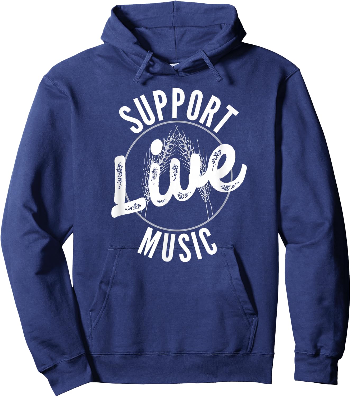 Support Live Music Hoodie - Hoodie | Navy