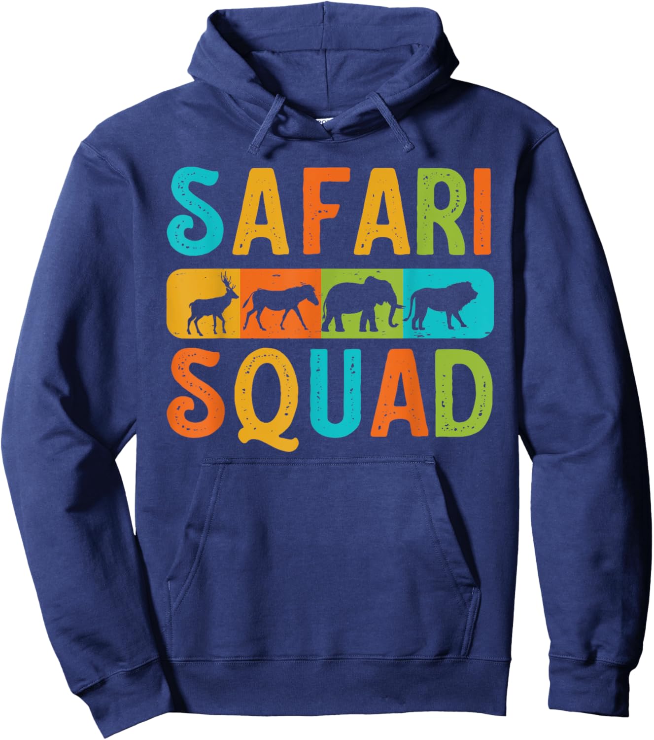 Safari Squad African Animal Lover Family Vacation Trip Hoodie - Hoodie | Navy