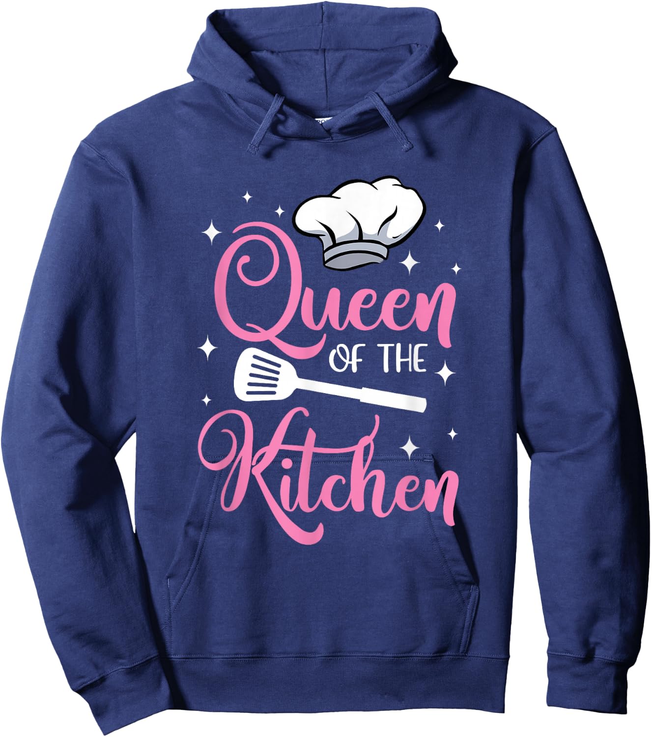 Cooking Queen of the Kitchen Chef Culinary Student Funny Hoodie - Hoodie | Navy