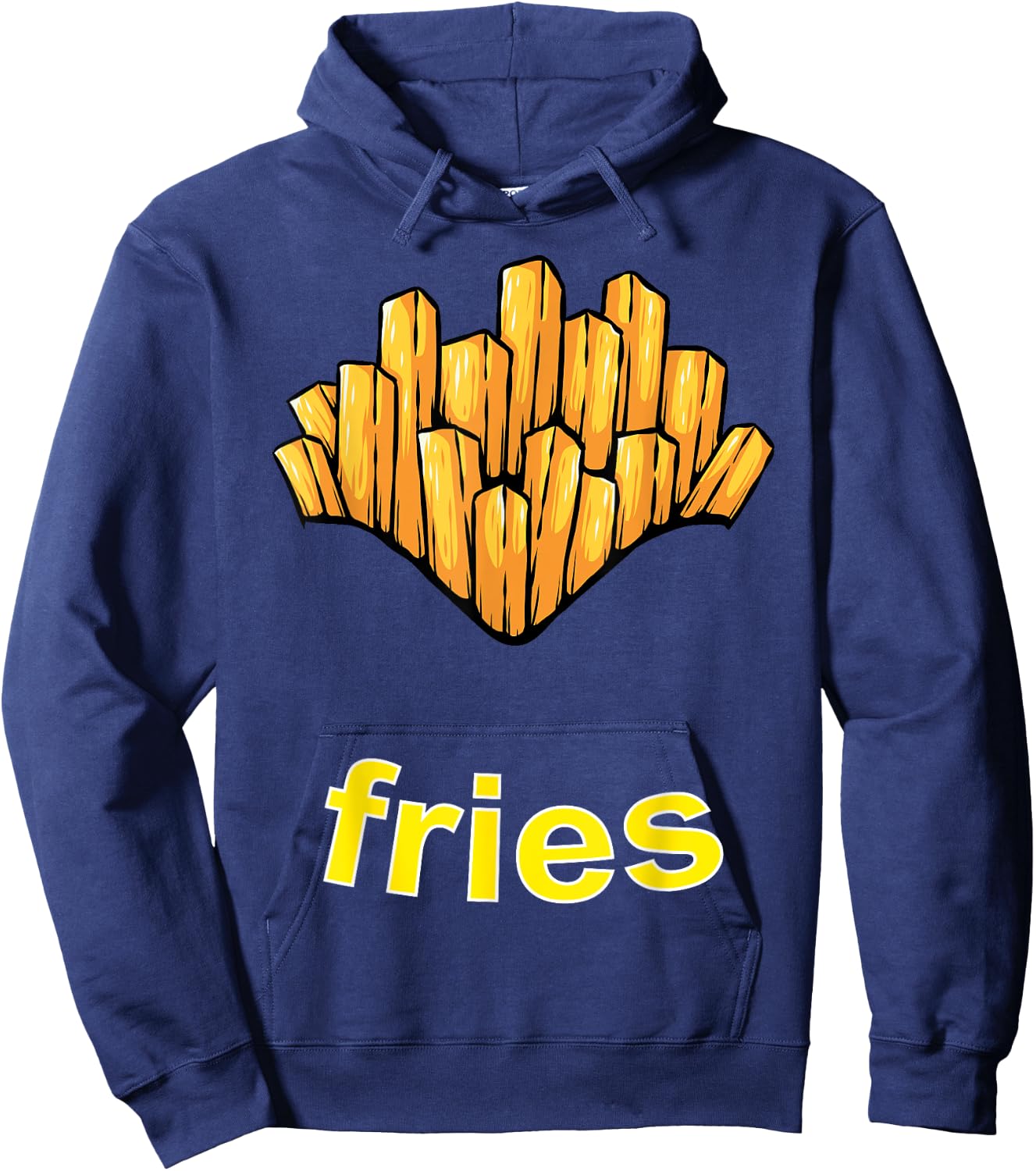 French Fries Costume French Fry Costume French Fry Matching Hoodie - Hoodie | Navy
