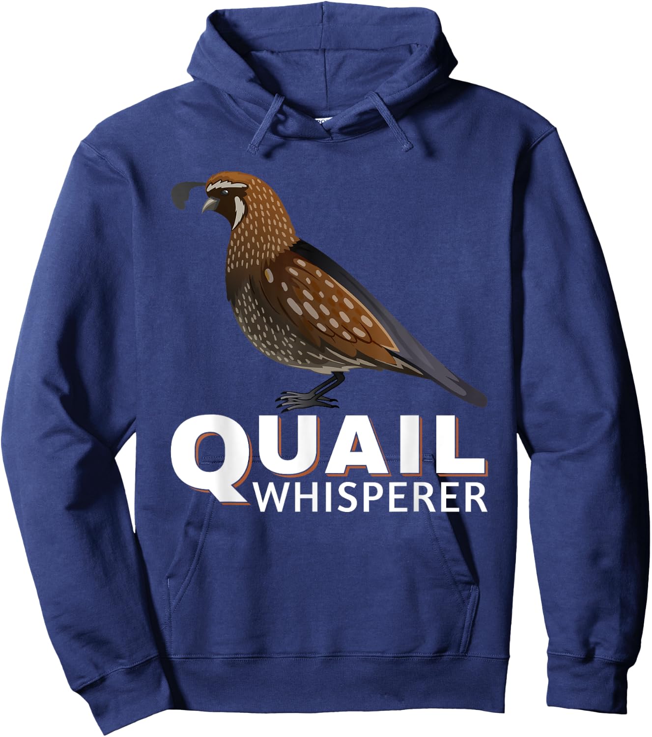 Cool Quail Whisperer Women Upland Hunting Bird Lover Hoodie - Hoodie | Navy