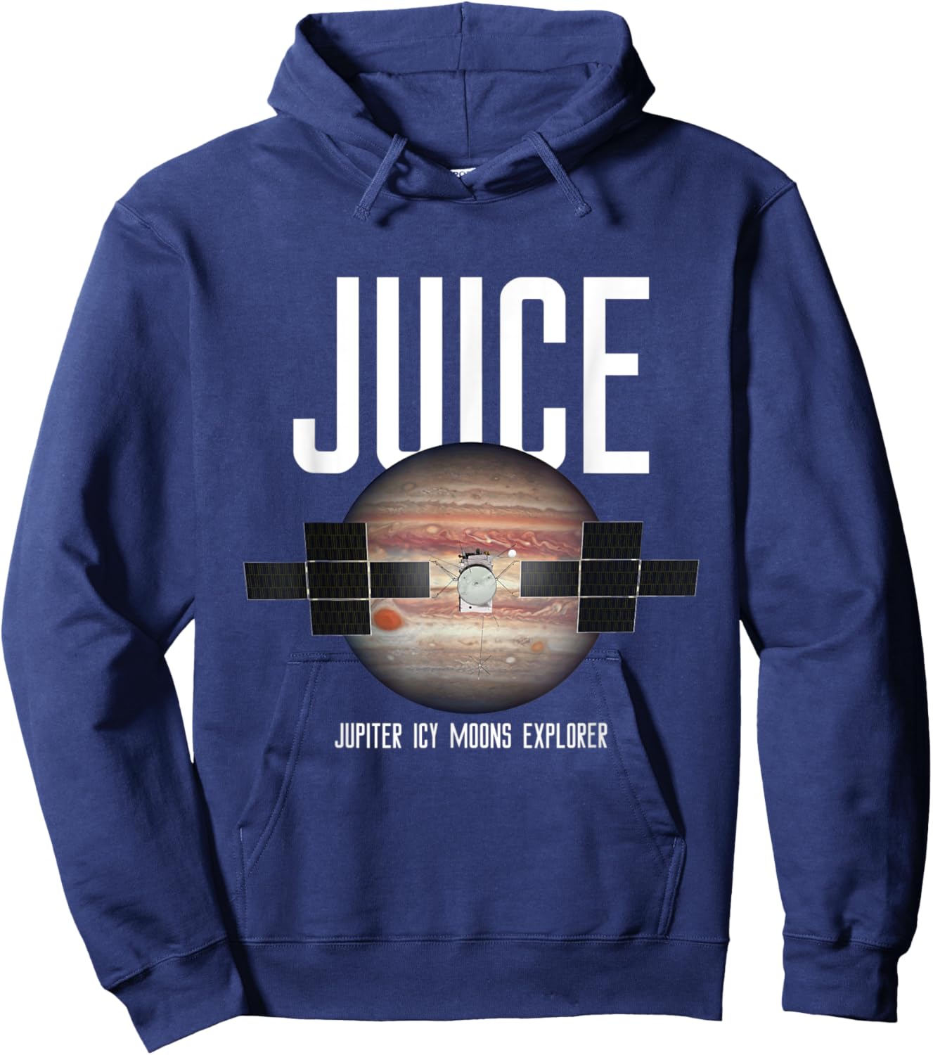 JUICE Jupiter Icy Moons Explorer Mission Souvenir Hoodie - Hoodie | Navy