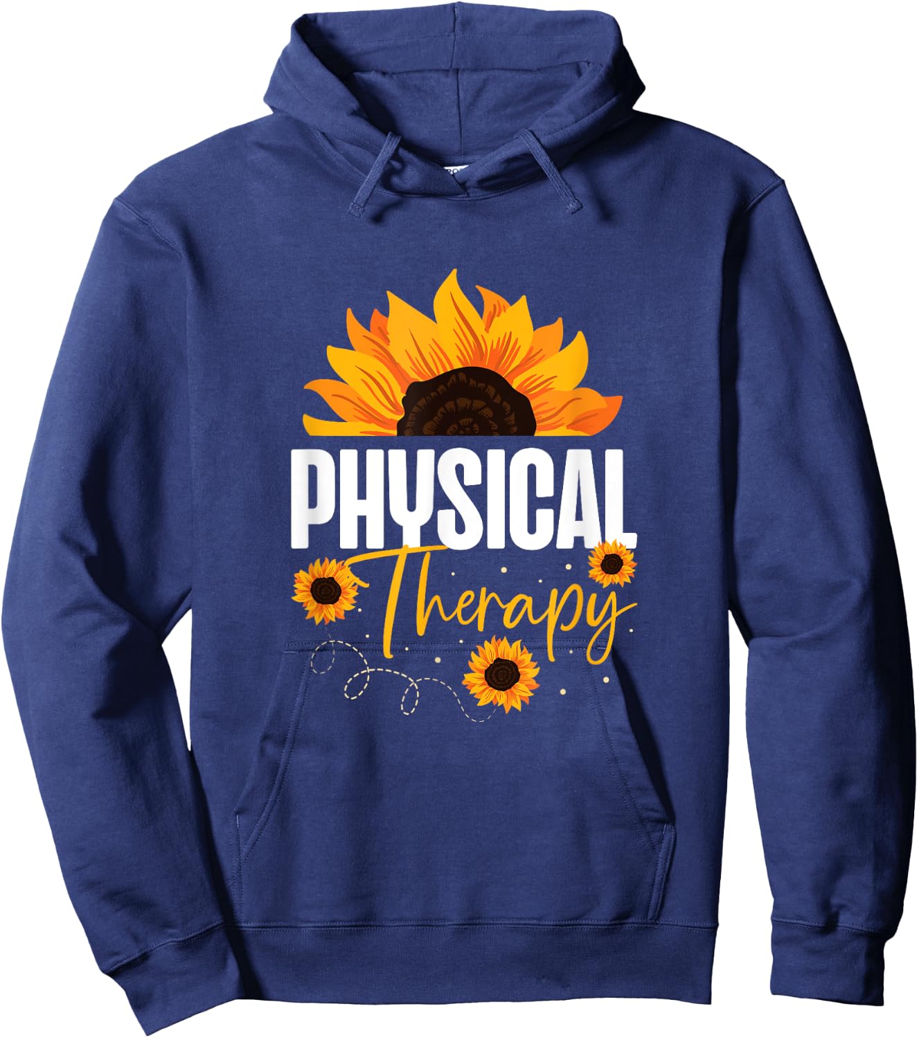 Flower Physiotherapist Flower Physiotherapy Hoodie - Hoodie | Navy