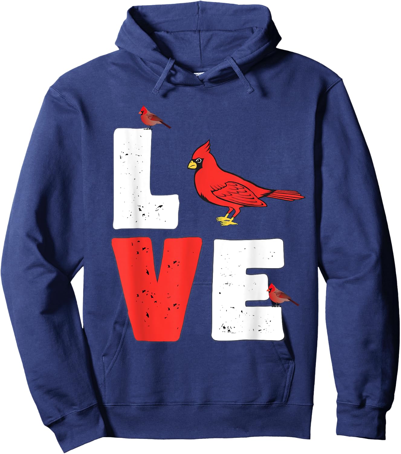 Love Cardinal women Shirt Cardinal Lover men, kids and girls Hoodie - Hoodie | Navy