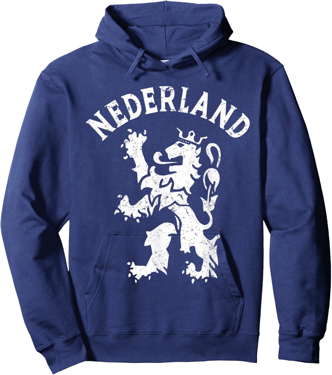 Netherlands Retro Nederland Lion Holland Dutch Hoodie - Hoodie | Navy