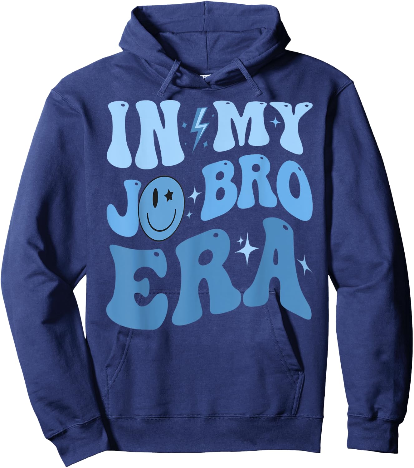 Funny Groovy Retro In My Jo Bro Era Men Women Kid Birthday Hoodie - Hoodie | Navy