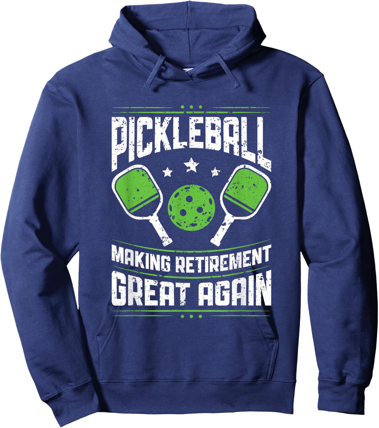 Pickleball Making Retirement Great Again Pickleball - Player Hoodie - Hoodie | Navy