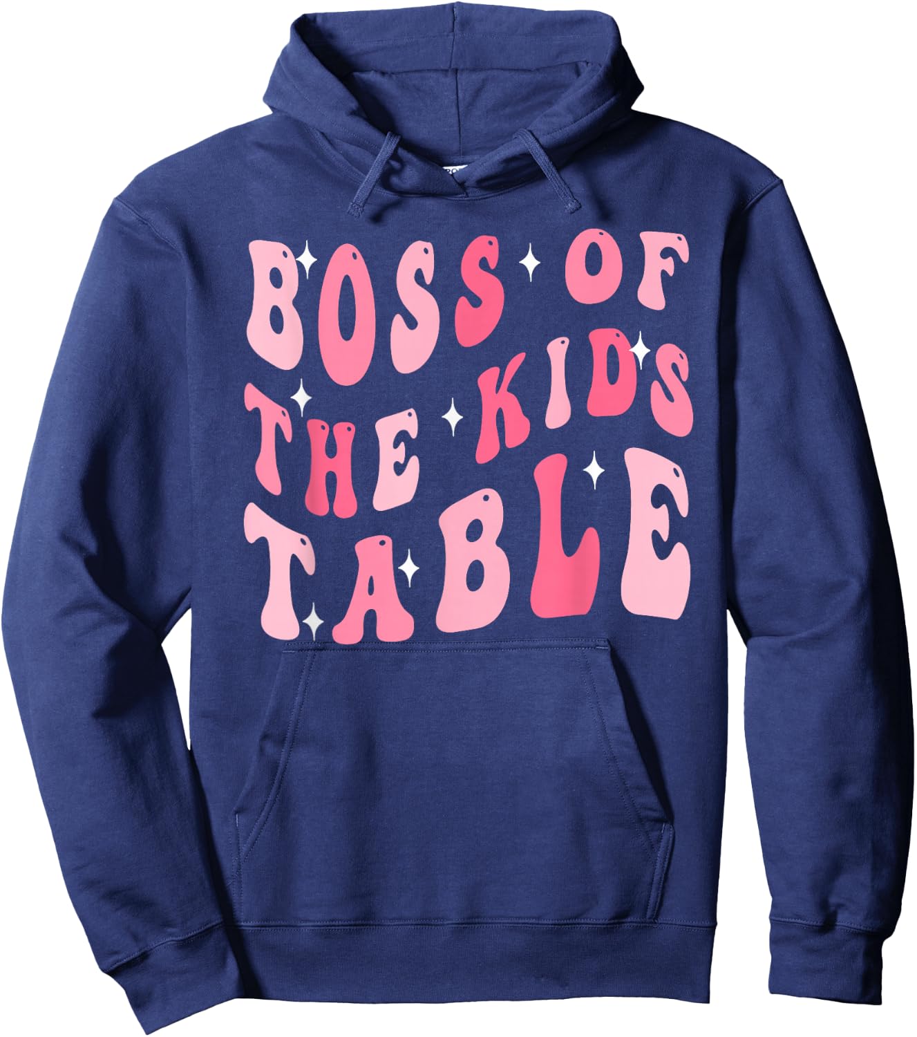 Funny Thanksgiving Toddlers Turkey Boss Of The Kids Table Hoodie - Hoodie | Navy