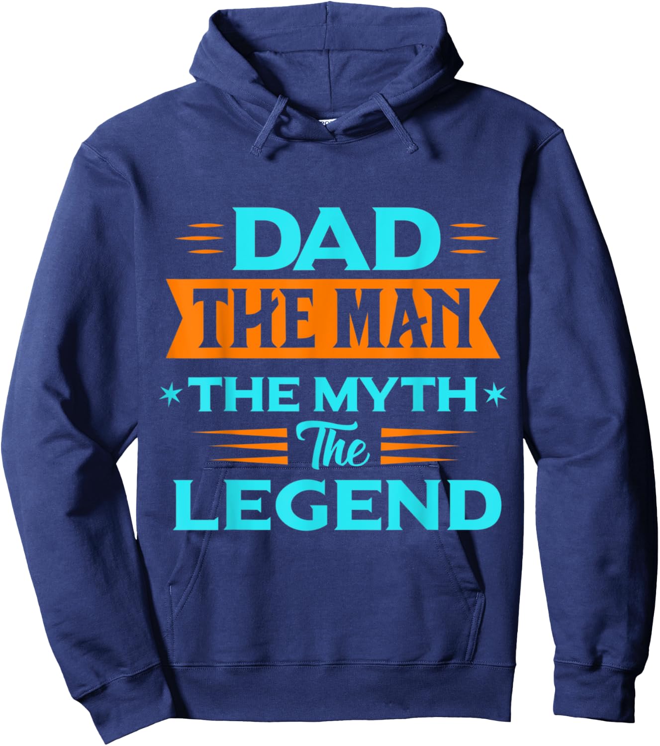 Dad The Man The Myth The Legend Hoodie - Hoodie | Navy