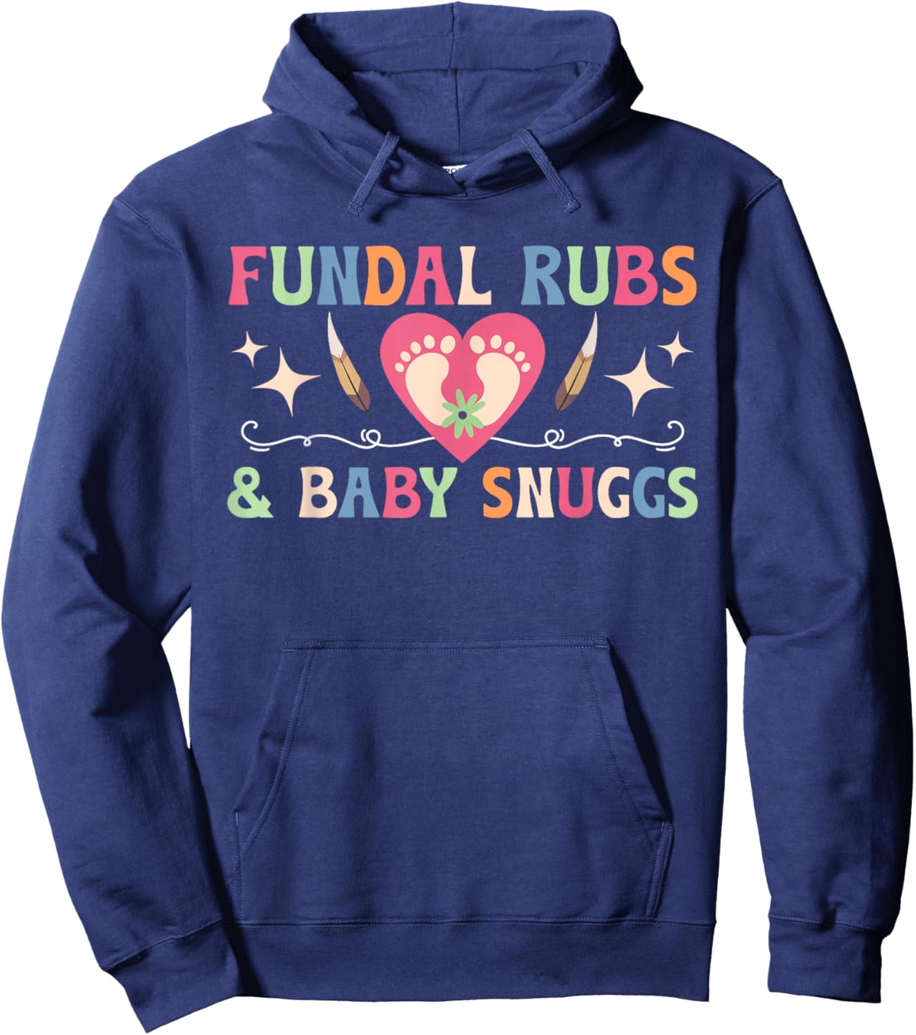 Mother Baby Nurse Best Mom Baby Nurse Postpartum Nurse Hoodie - Hoodie | Navy