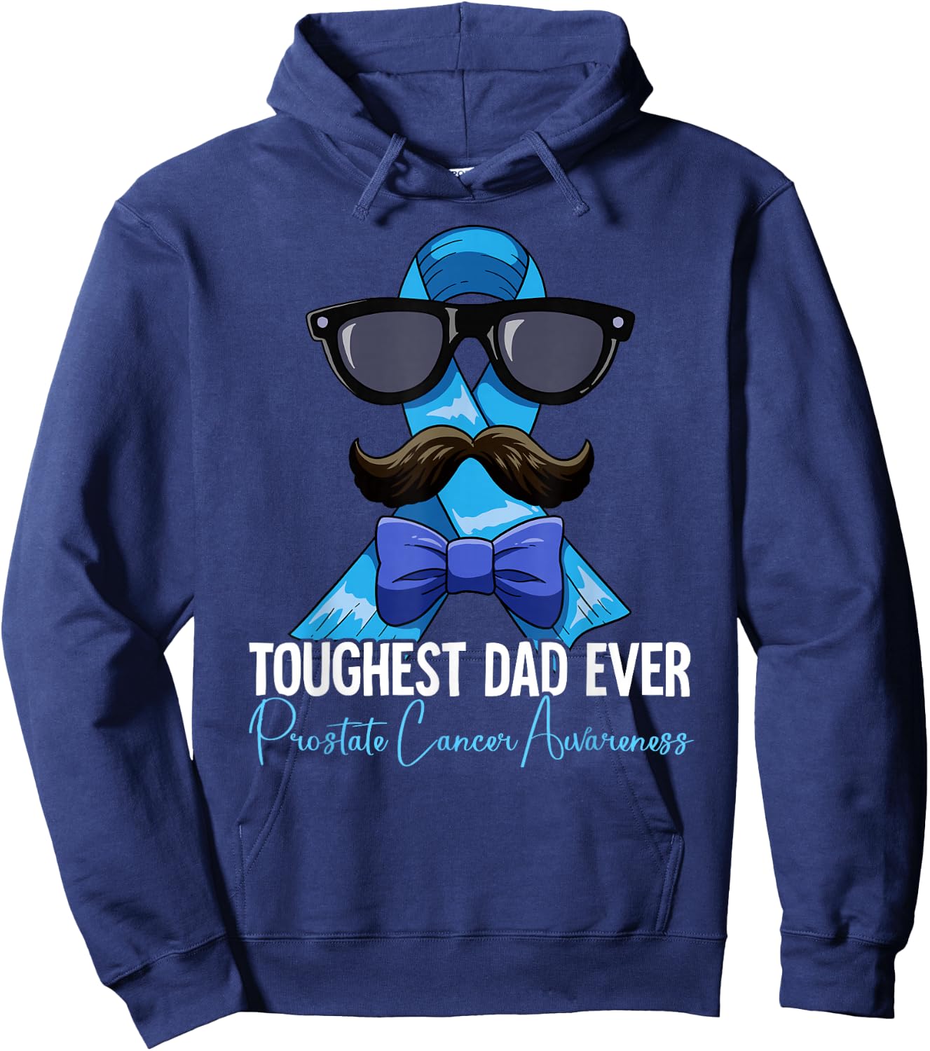 Dad Prostate Cancer Awareness Hoodie - Hoodie | Navy