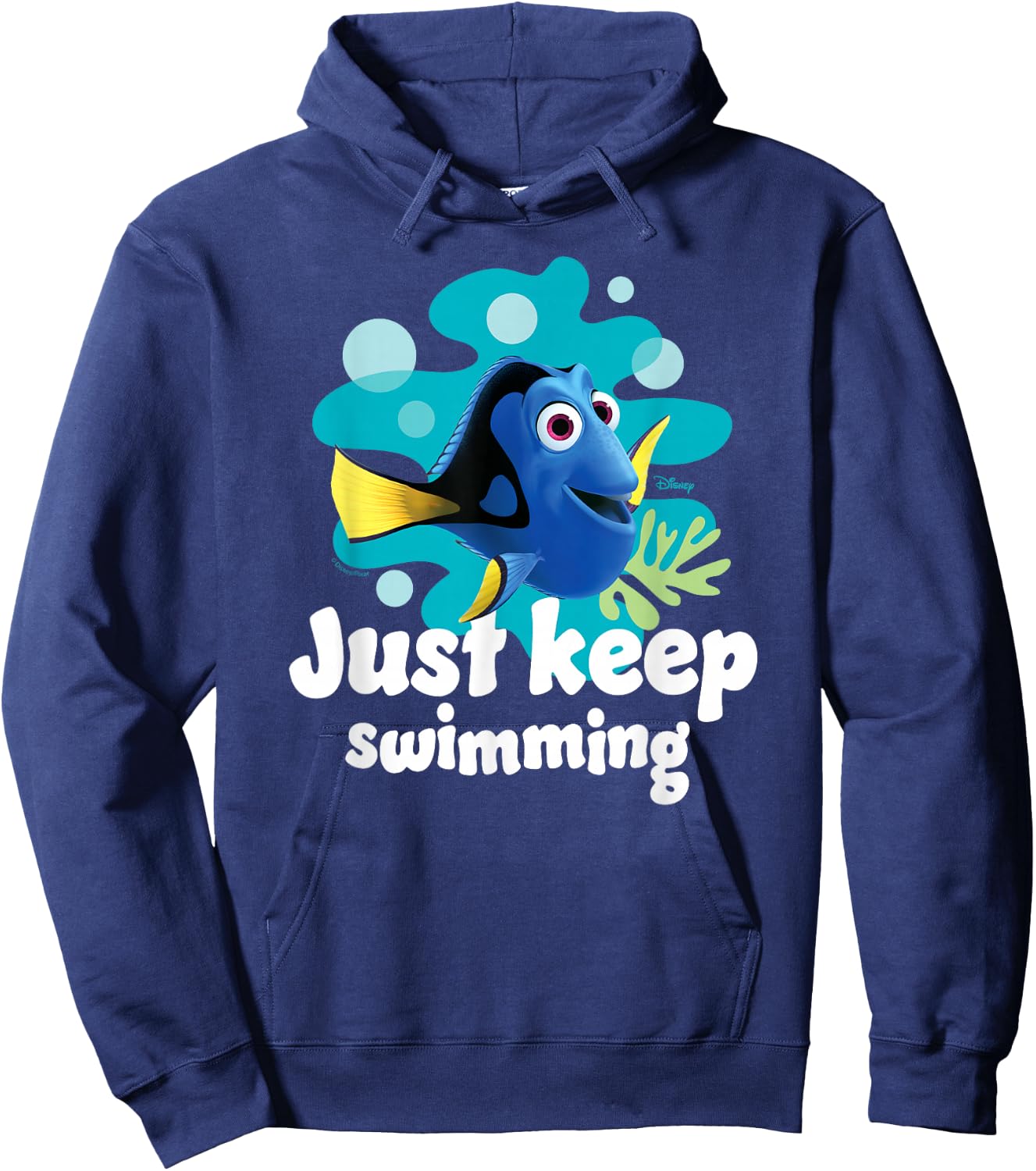 Finding Nemo - Dory Just Keep Swimming Hoodie - Hoodie | Navy