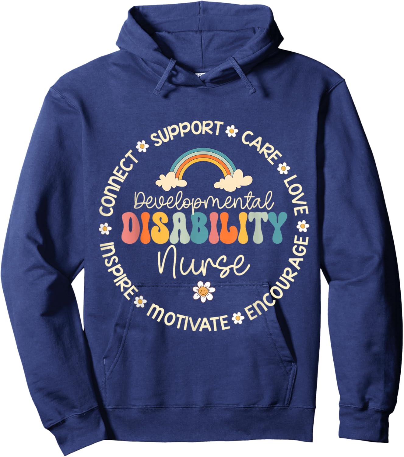 Developmental Disability Nurse Week Back to School Hoodie - Hoodie | Navy