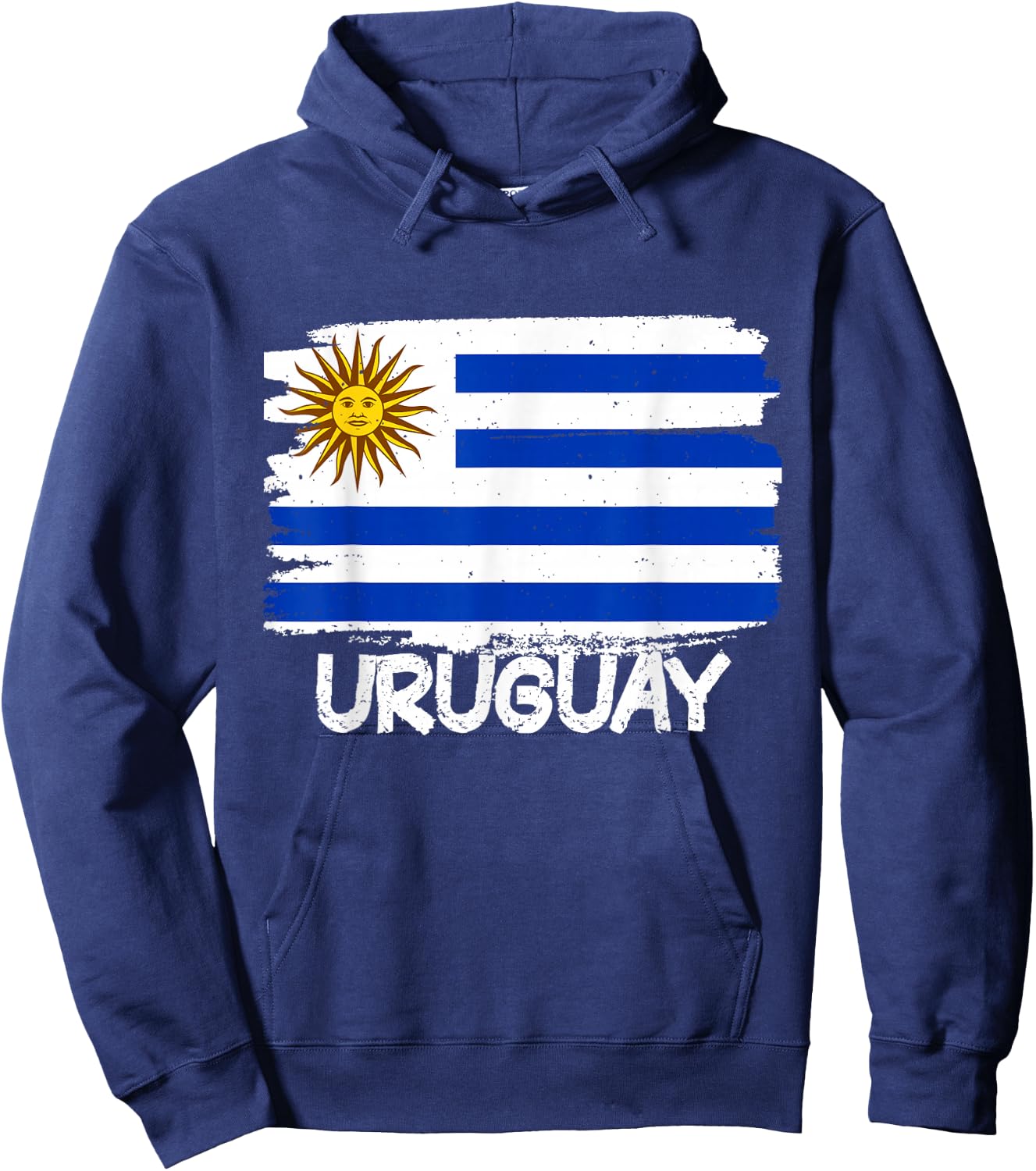 Cool Uruguay Flag Hoodie - Hoodie | Navy