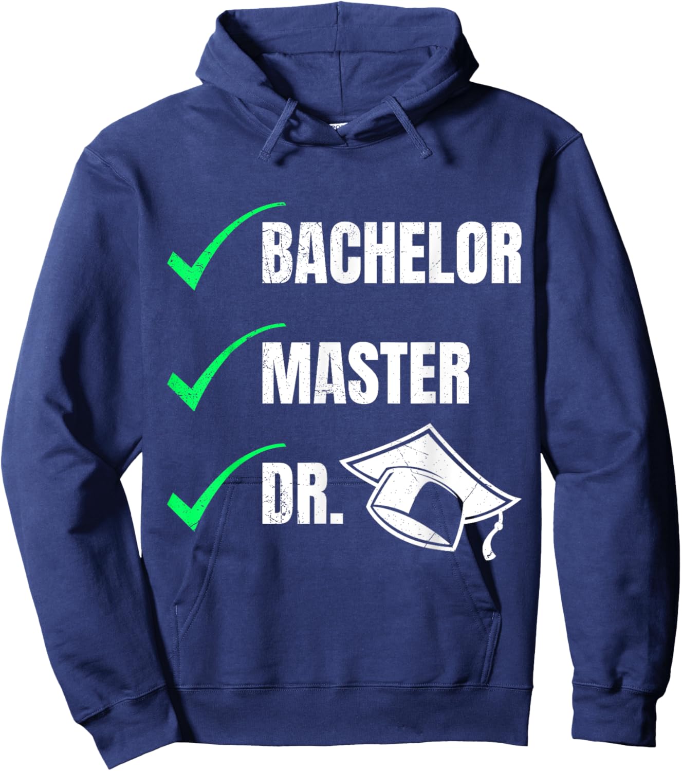 Finally finished I am doctor doctoral degree Ph.D Hoodie - Hoodie | Navy