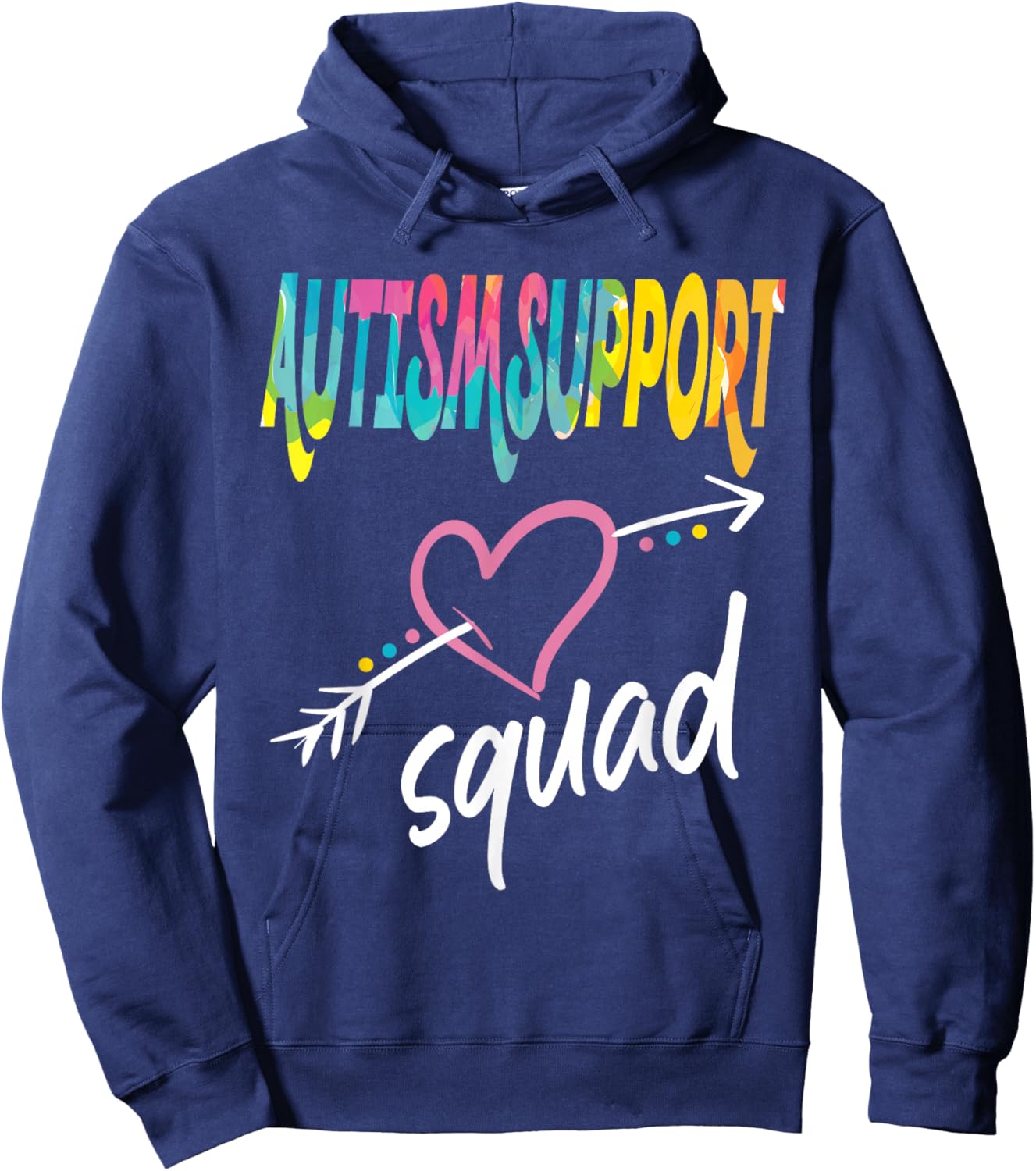Autism Support Squad Hoodie - Hoodie | Navy