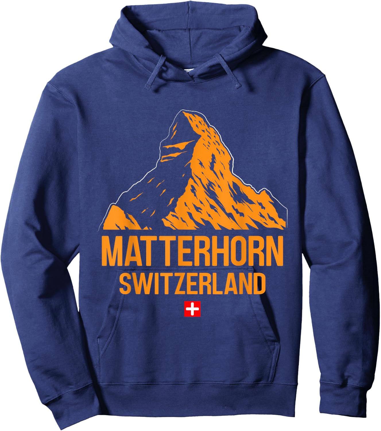 Matterhorn Hiker Mountain fan Climbing Hiking Mountaineer Hoodie - Hoodie | Navy