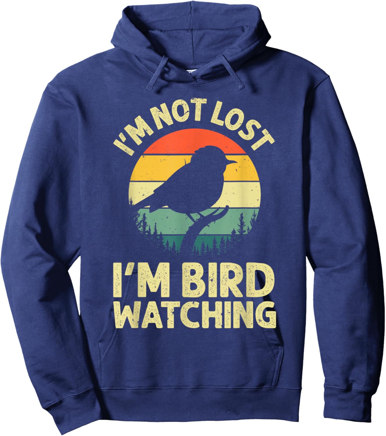 Cool Bird Watching Design Women Bird Watcher Birder Hoodie - Hoodie | Navy