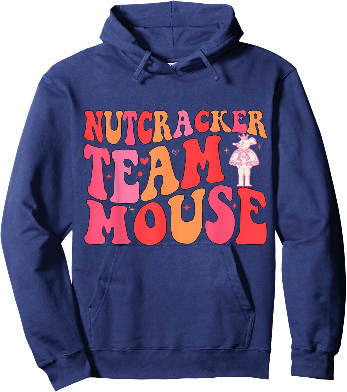 Funny Rat Christmas Dance Quote Team Mouse Nutcracker Squad Hoodie - Hoodie | Navy
