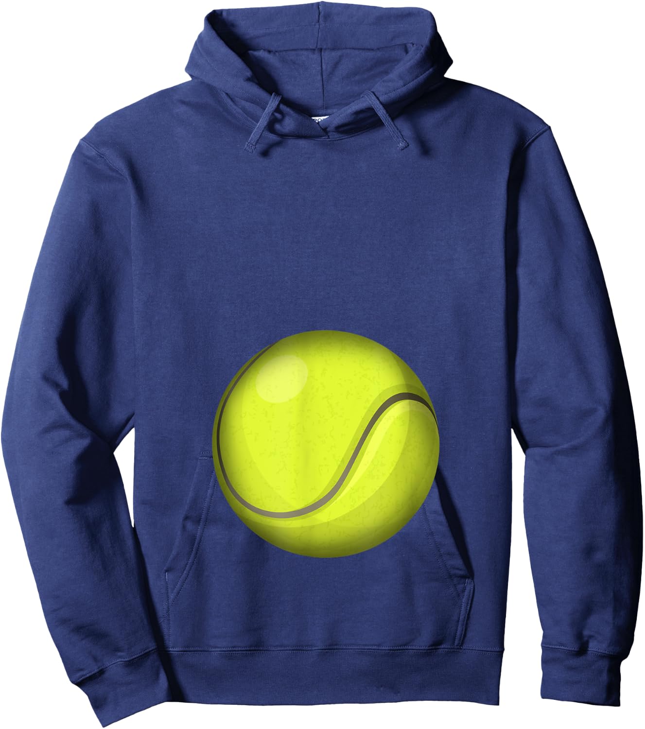 Funny Tennis Player Belly Pregnant Mama Hoodie - Hoodie | Navy