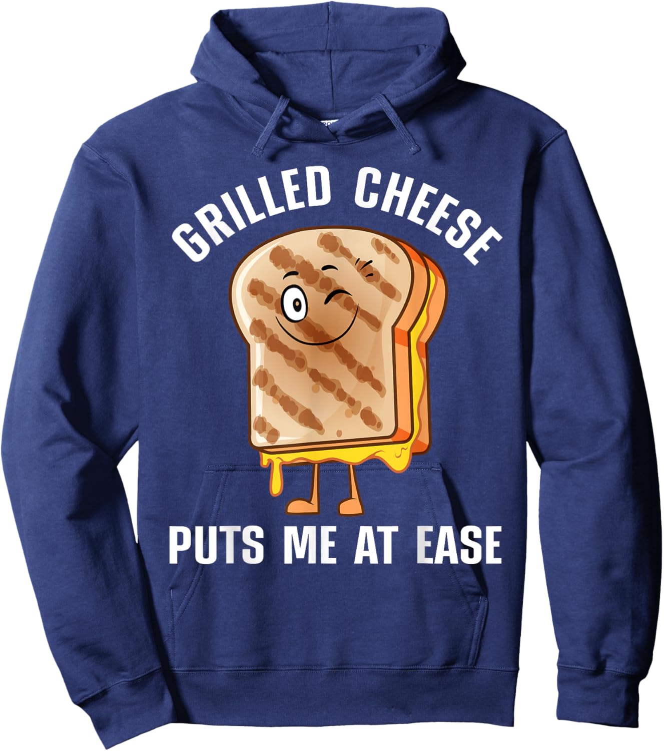 Cool Grilled Cheese Women Kids Grilled Cheese Lover Hoodie - Hoodie | Navy