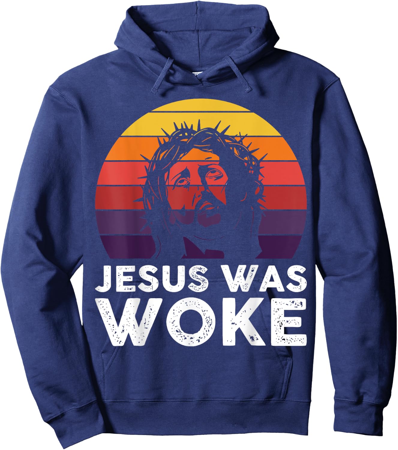 Jesus Was Woke Hoodie - Hoodie | Navy