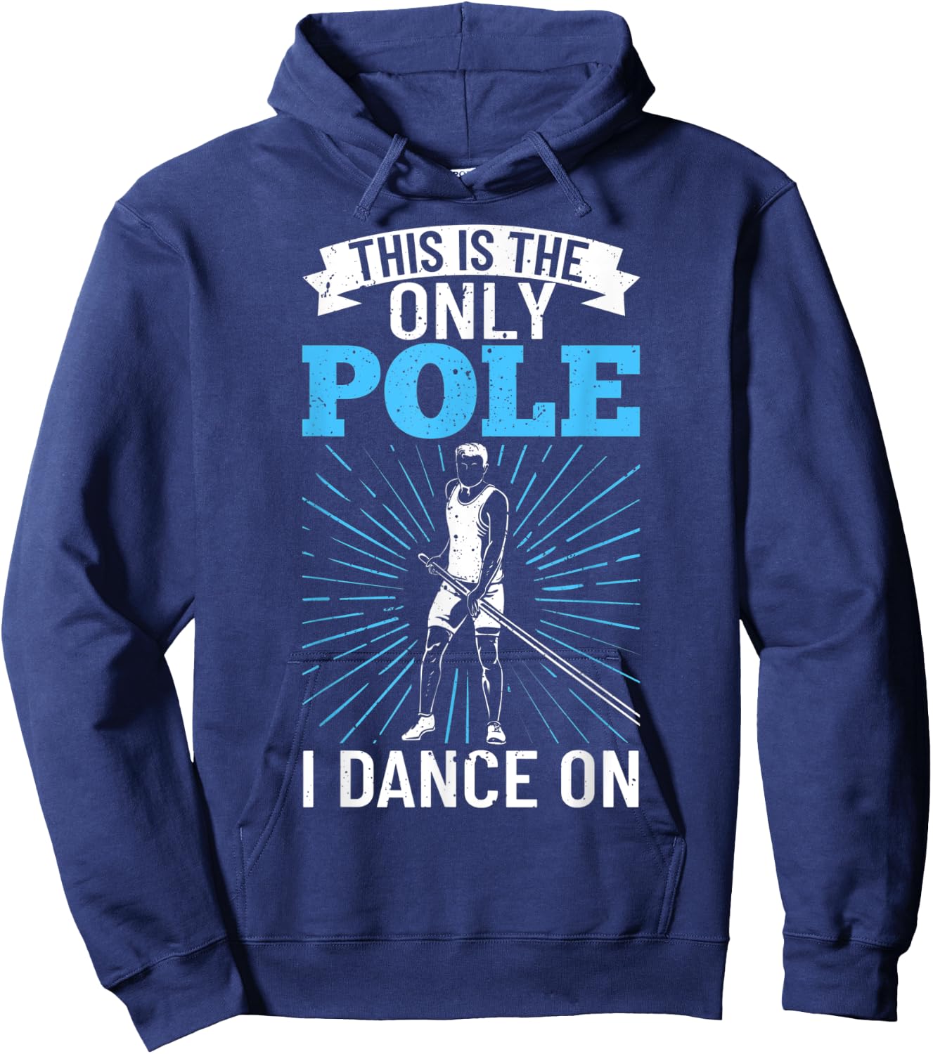 Pole Jumping Pole Vault Outfit Pole Vaulter Pole Jumper Hoodie - Hoodie | Navy