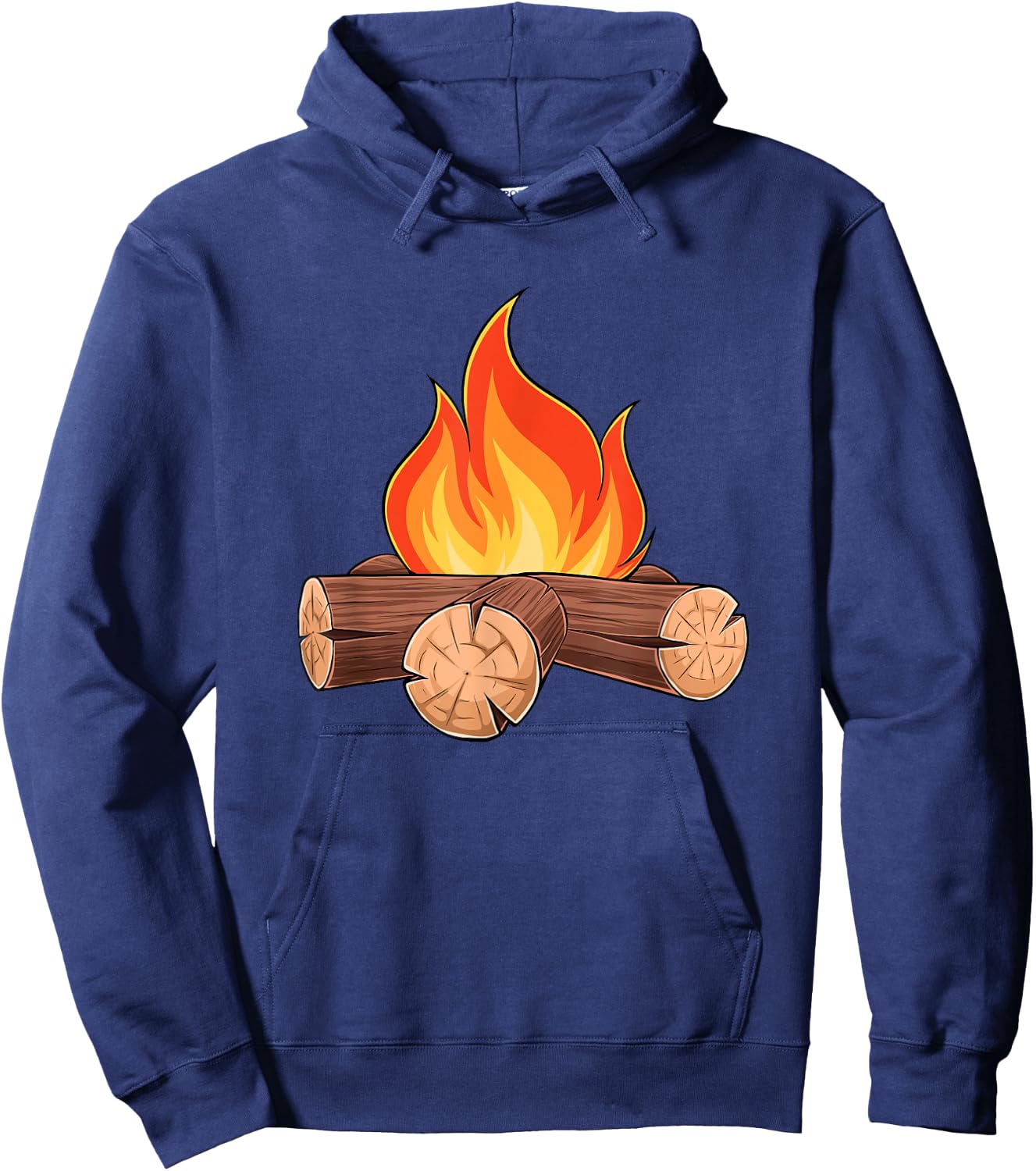 Fire S'mores Costume Group Camping Hoodie - Hoodie | Navy