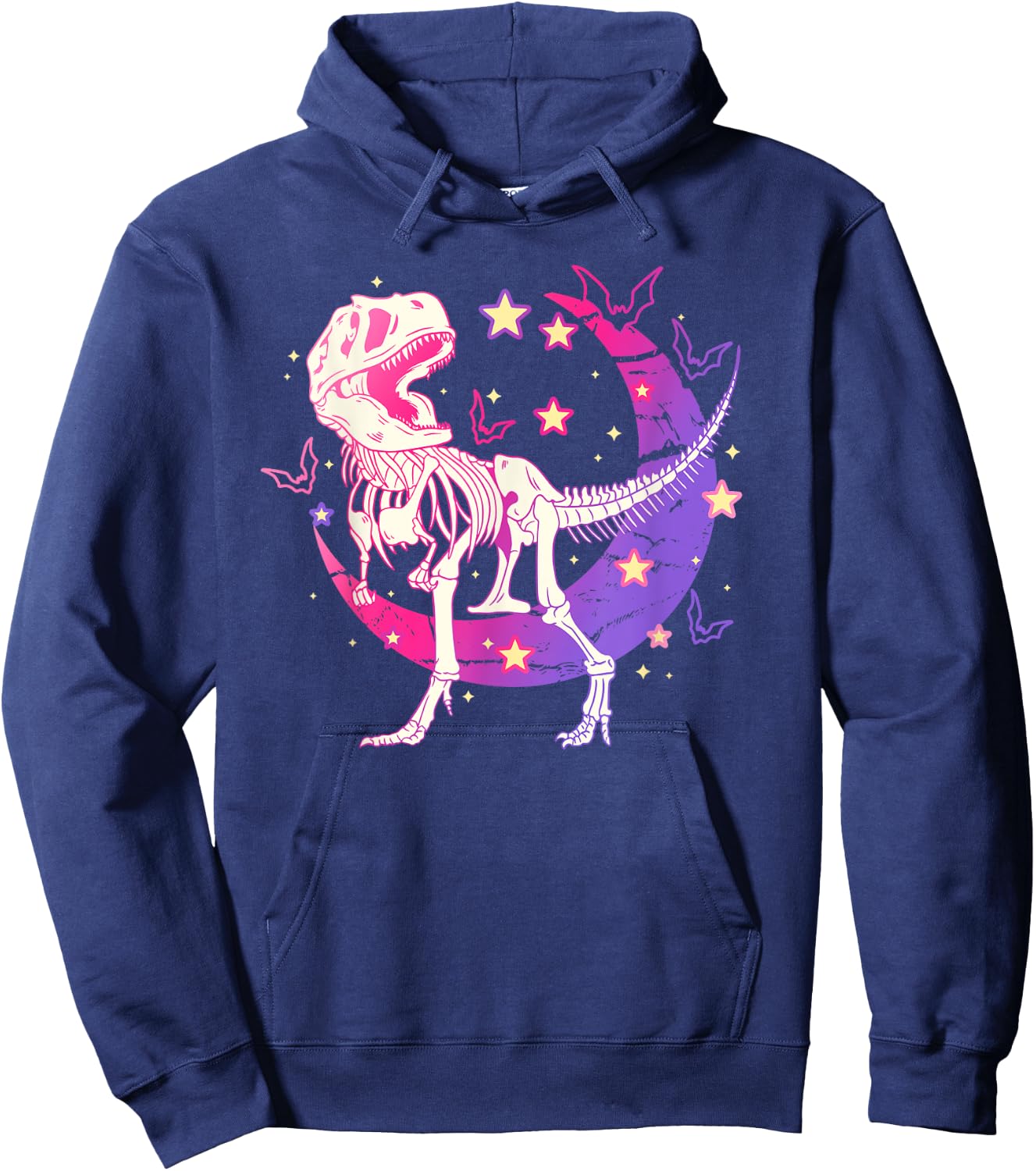 Pastel Goth Creepy Dinosaurs for Kawaii lover Hoodie - Hoodie | Navy