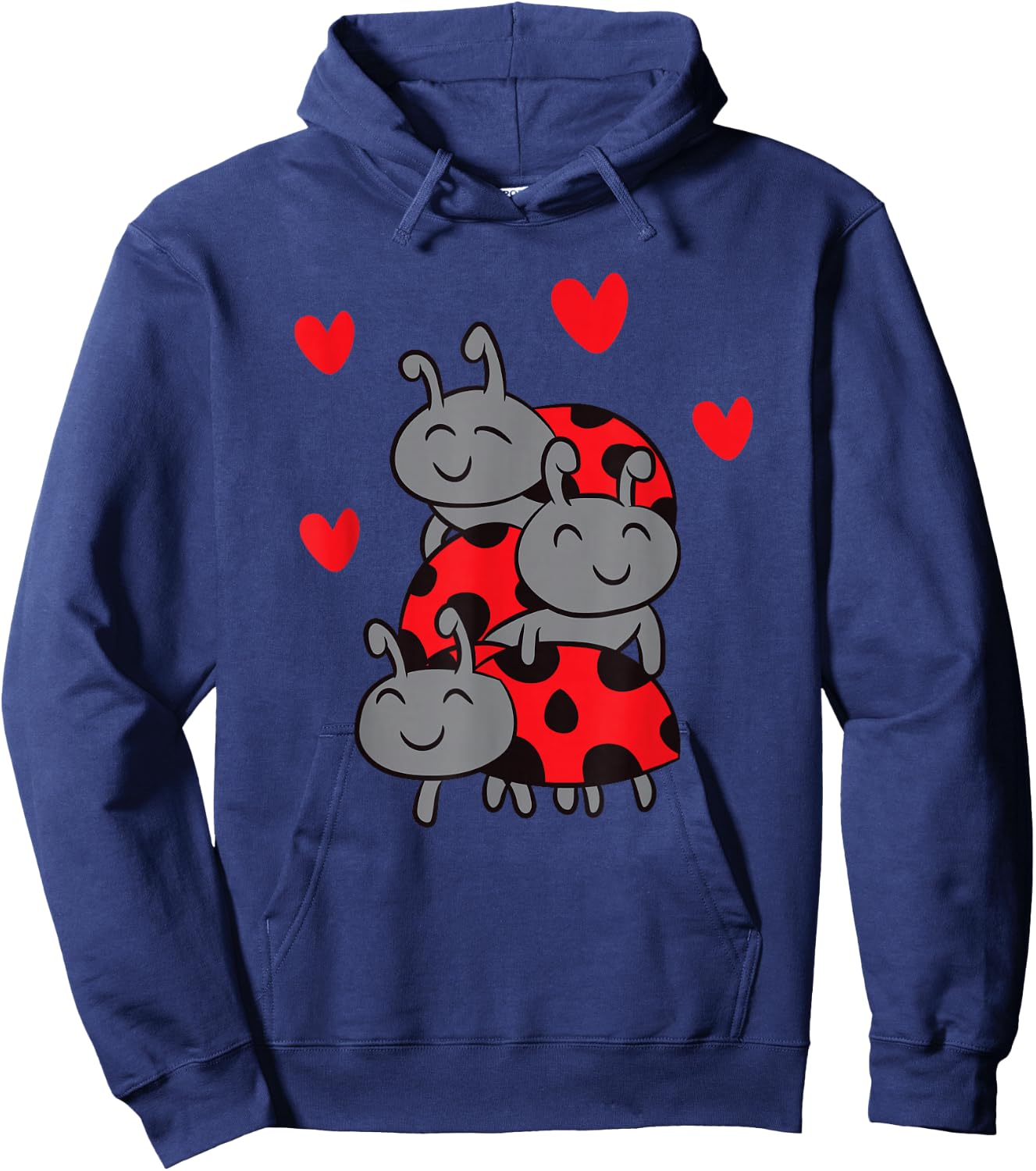 Ladybugs Love Cute Insect Love Ladybugs Hoodie - Hoodie | Navy