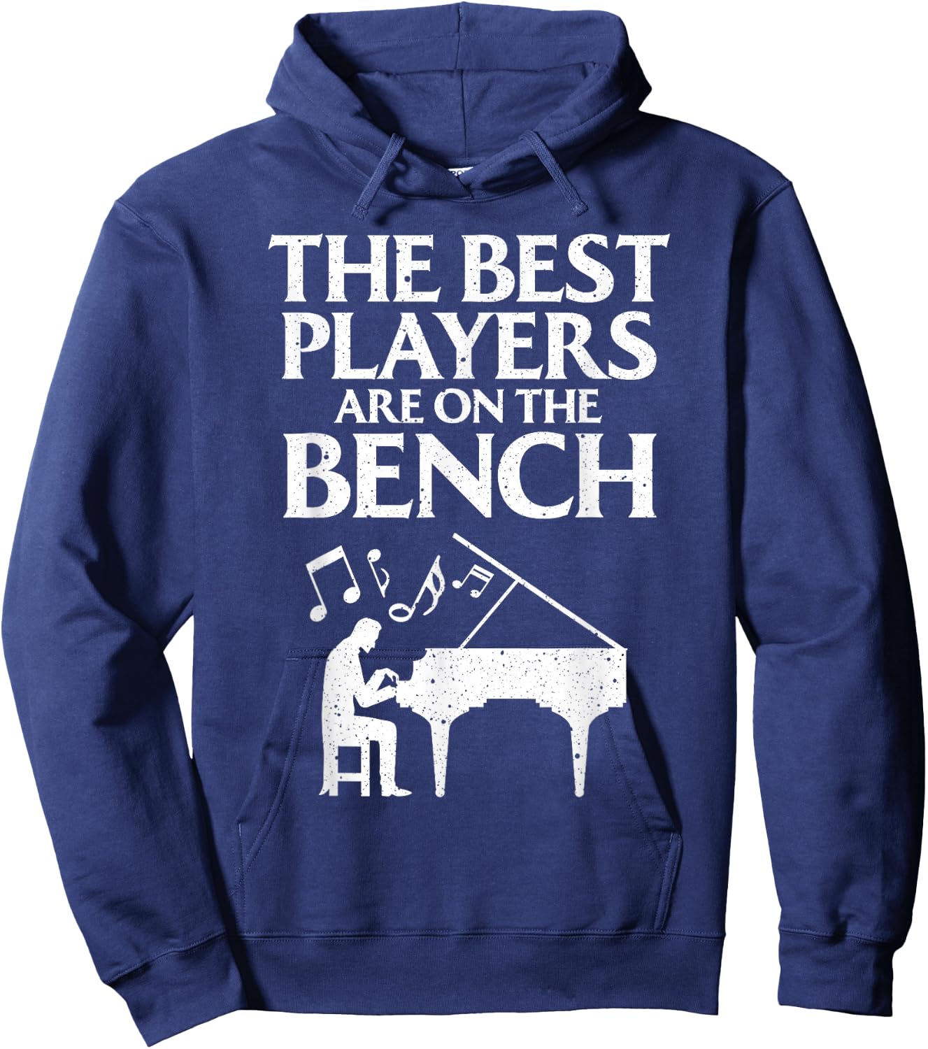 Funny Piano Art Women Kids Keyboard Piano Players Hoodie - Hoodie | Navy