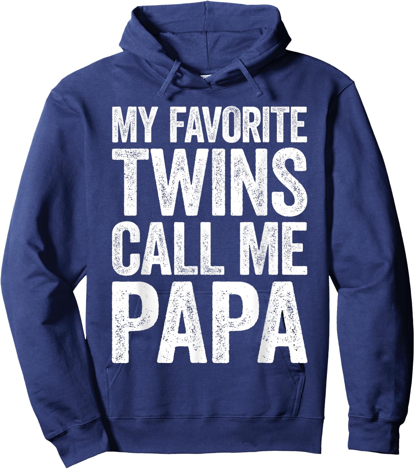 My Favorite Twins Call Me Papa Shirt Men Grandpa Fathers Day Hoodie - Hoodie | Navy