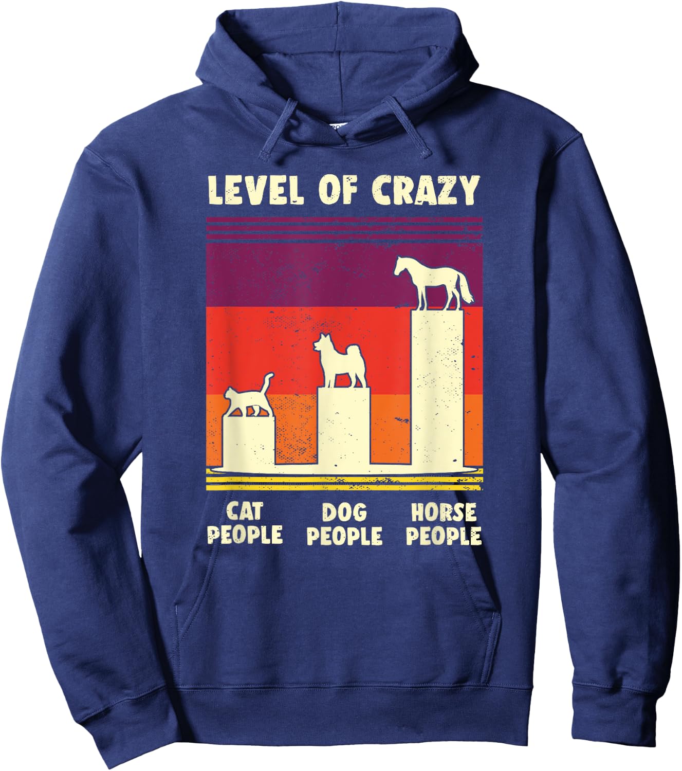 Funny Horse Shirt For Teens Girls Women Horse Riding Hoodie - Hoodie | Navy